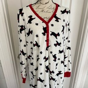 Flannel Yorkie Night Gown